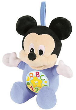 peluche mickey baby lumineuse et sonore