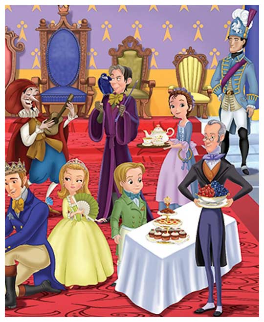 Princesse Sofia - illustration episode 18 - Le goûter royal