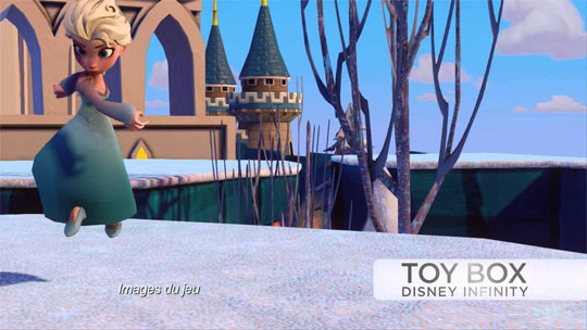 Disney Infinity - Figurine Elsa - illustration mode toy Box 
