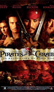 affiche Pirate des caraibes - La malediction du black pearl