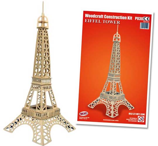 Tour Eiffel - Kit de construction en bois