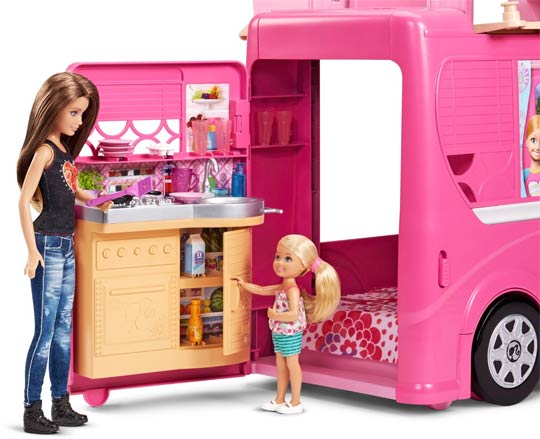 Camping-car Duplex Barbie - Cuisine équipé
