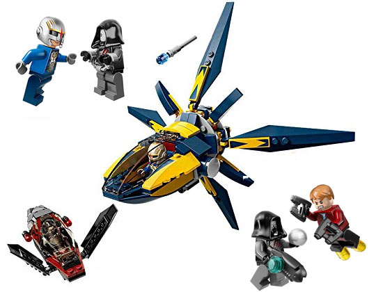 Lego Le combat du Starblaster - Contenu coffret