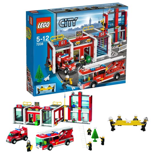 Lego la caserne des pompiers - 7208