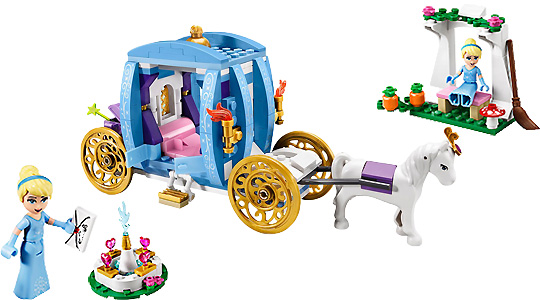 Lego princesse disney - 41053 - Le carrosse de Cendrillon détail
