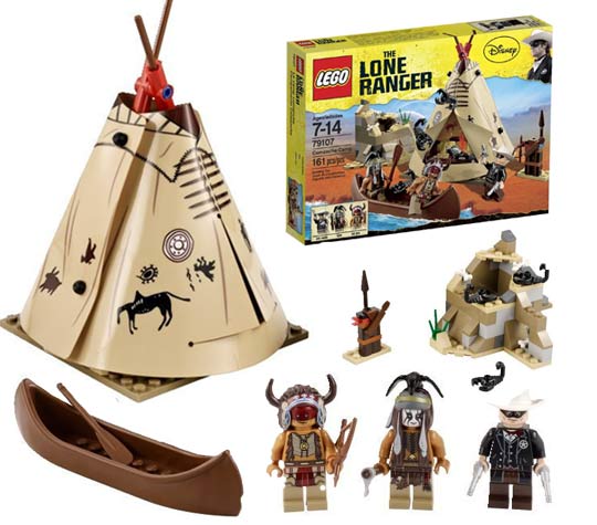 Lego Lone Ranger Le camp Comaanche