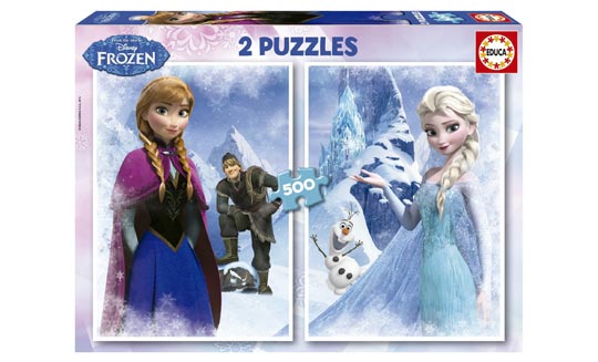 Puzzle Reine des neiges - 2 x 500 pièces
