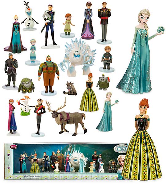 Pack de 20 figurines personnages de la Reine des Neiges