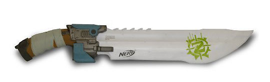 couteau nerf zombie
