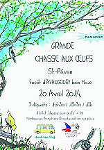Chasse aux oeufs a saint pevers