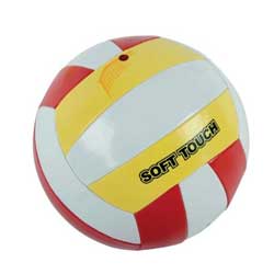 WDK Partner - Jeu de Plein Air - Ballon Volley Cousu - Dia 23 cm