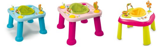 Smoby - Cotoons Cosy Seat Rose - Siège Gonflable + Tablette d