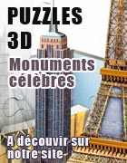 Puzzles 3D monuments célèbres